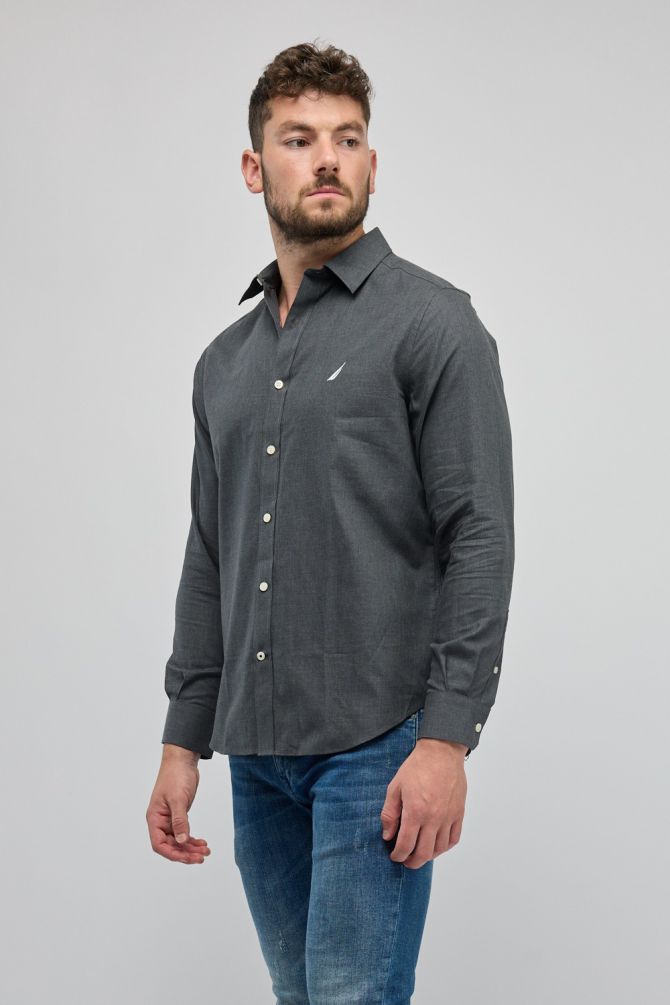 חולצה מכופתרת עם שרוולים ארוכים Nautica לגברים