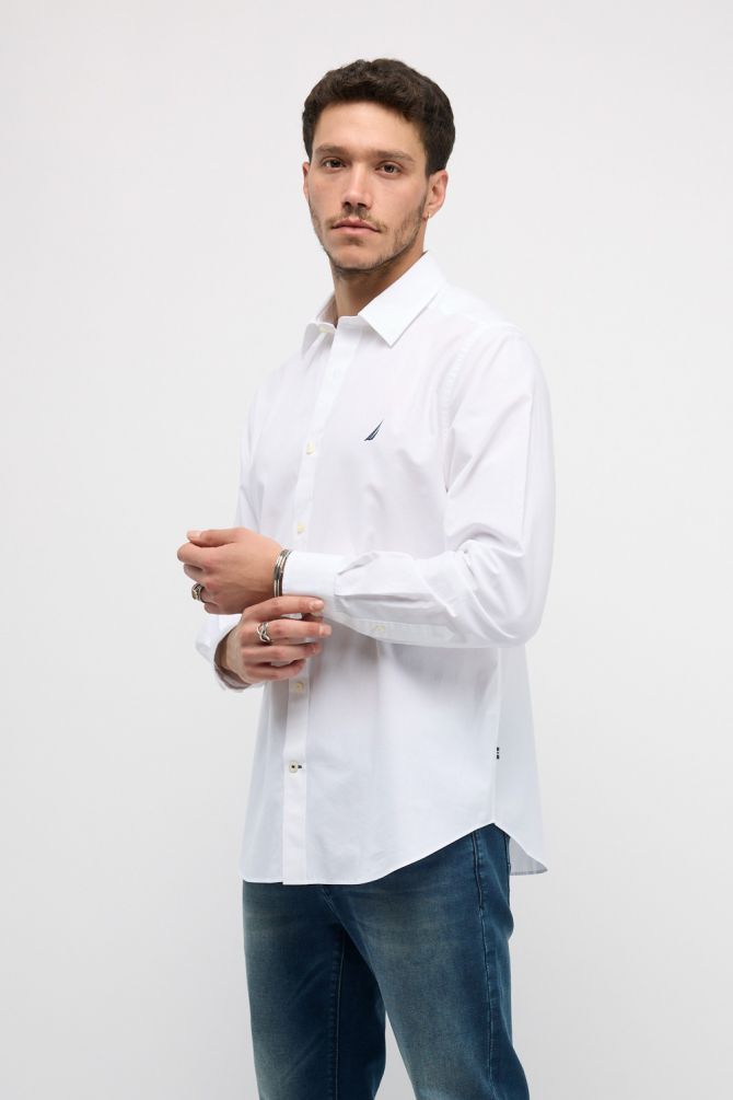 חולצה מכופתרת עם שרוולים ארוכים Nautica לגברים