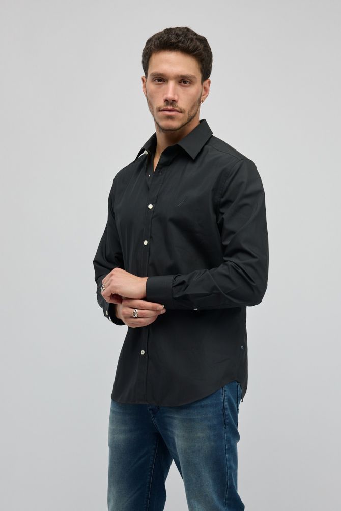 חולצה מכופתרת עם שרוולים ארוכים Nautica לגברים