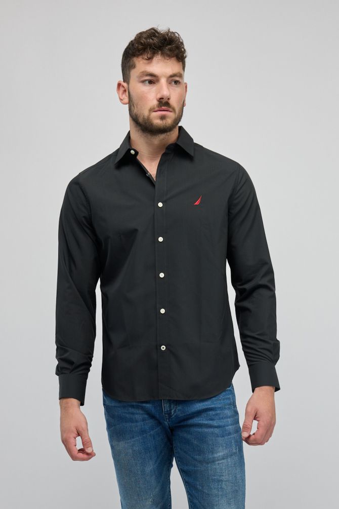 חולצה מכופתרת עם שרוולים ארוכים Nautica לגברים