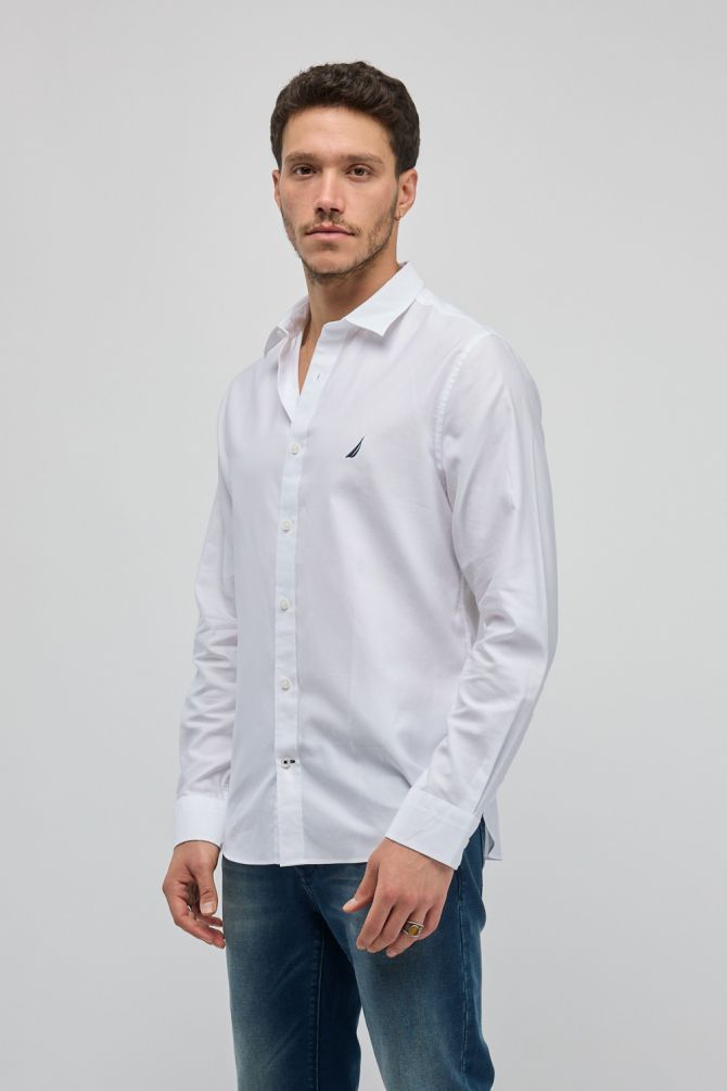 חולצה מכופתרת עם שרוולים ארוכים Nautica לגברים