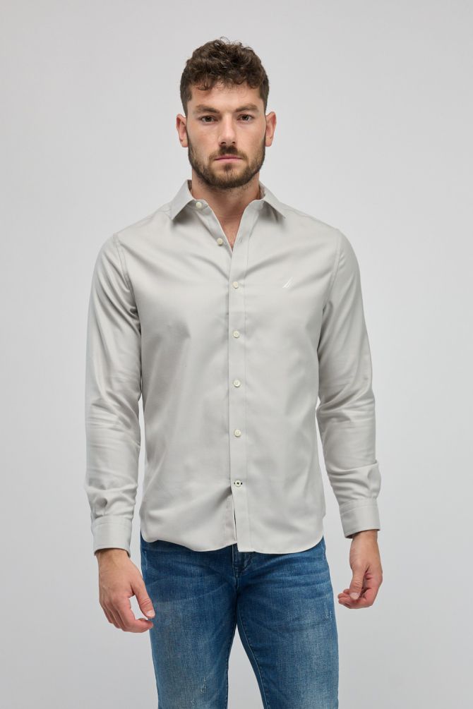 חולצה מכופתרת עם שרוולים ארוכים Nautica לגברים