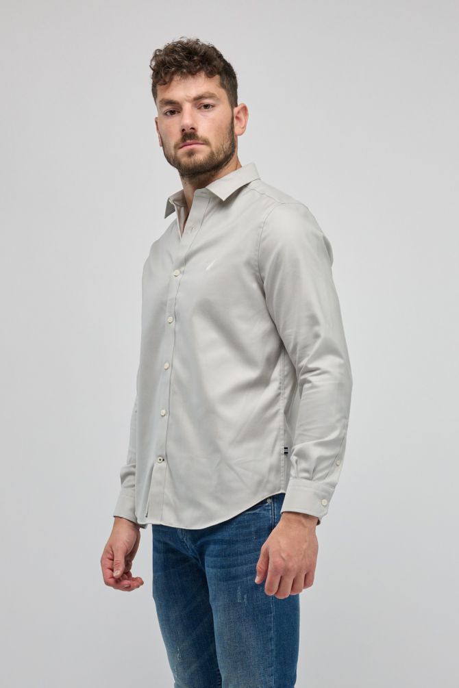 חולצה מכופתרת עם שרוולים ארוכים Nautica לגברים