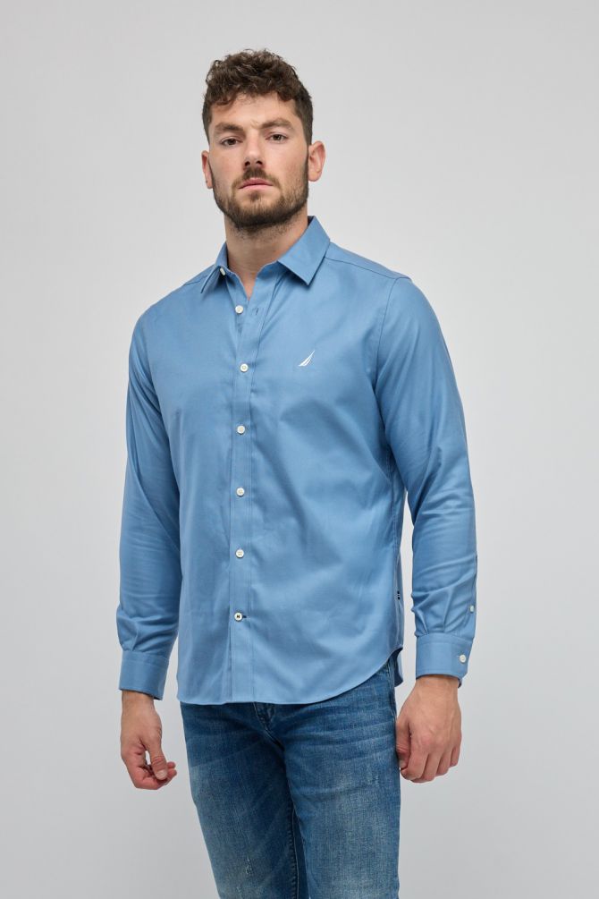 חולצה מכופתרת עם שרוולים ארוכים Nautica לגברים