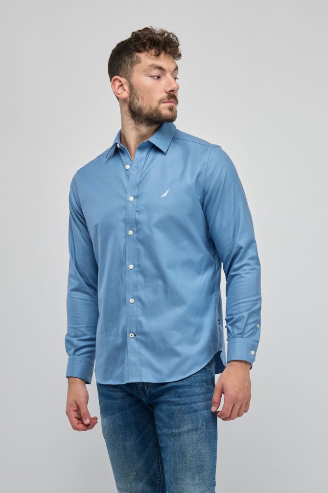 חולצה מכופתרת עם שרוולים ארוכים Nautica לגברים