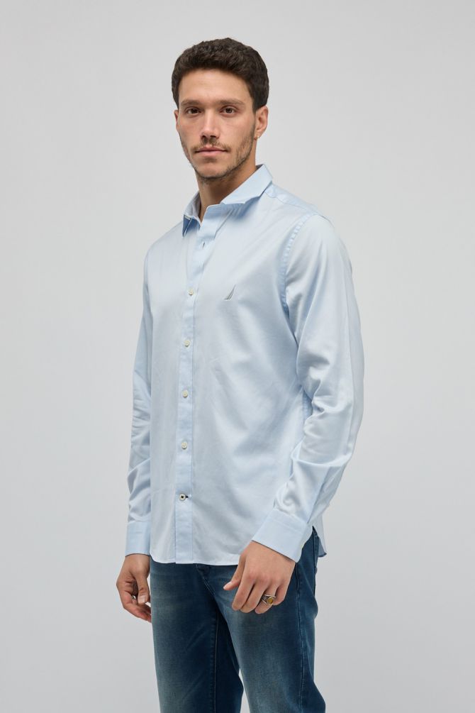 חולצה מכופתרת עם שרוולים ארוכים Nautica לגברים