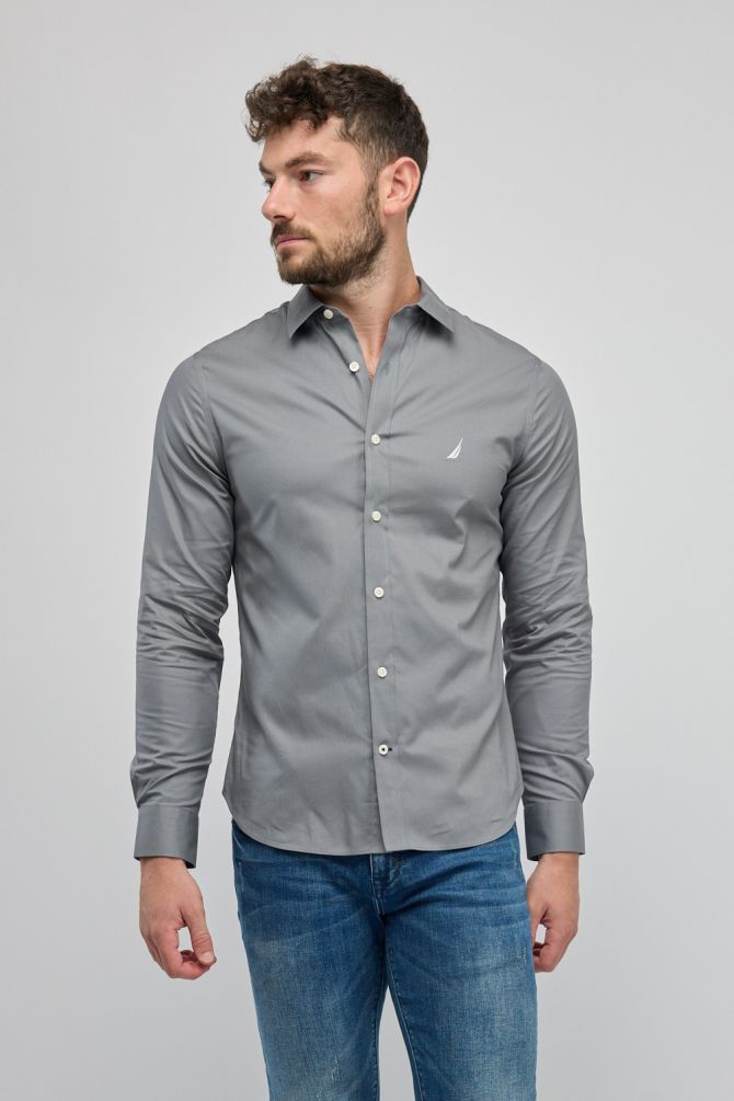 חולצה מכופתרת עם שרוול ארוך Nautica לגברים