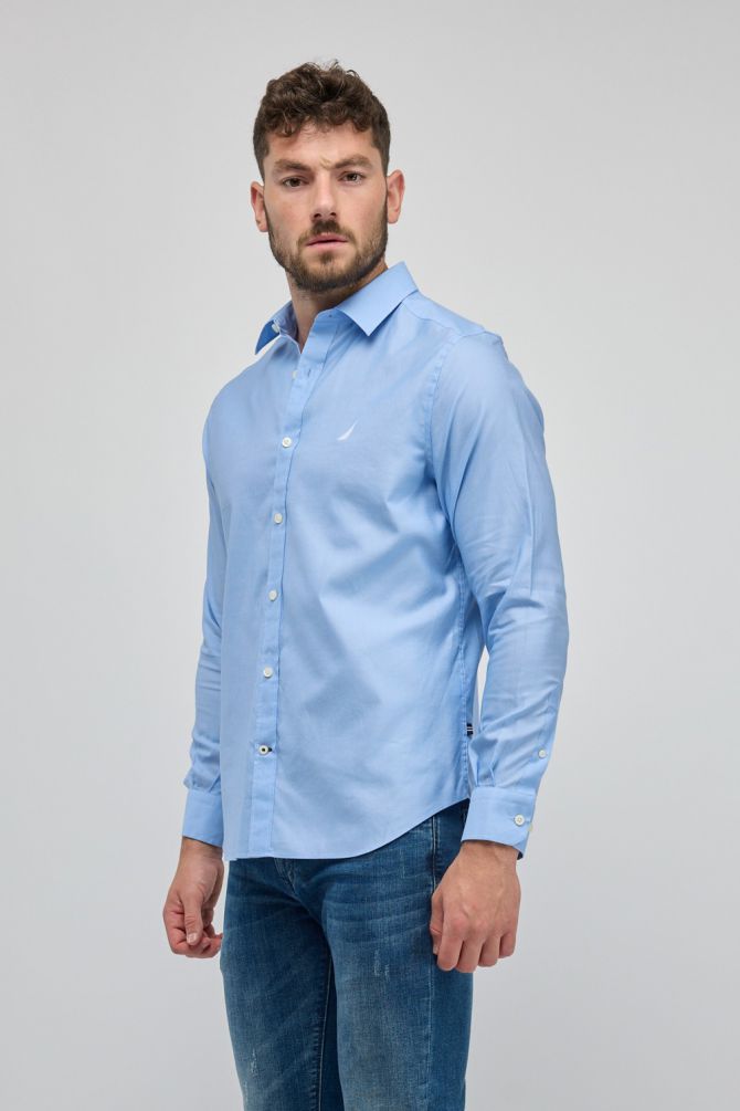 חולצה מכופתרת עם שרוול ארוך Nautica לגברים