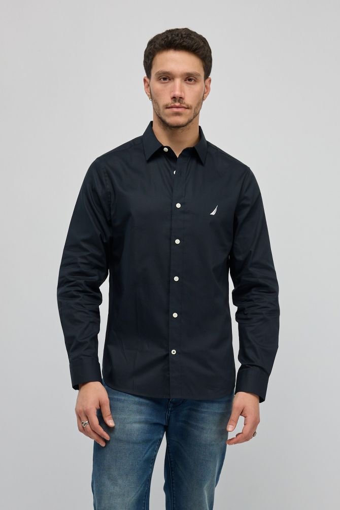 חולצה מכופתרת עם שרוולים ארוכים Nautica לגברים