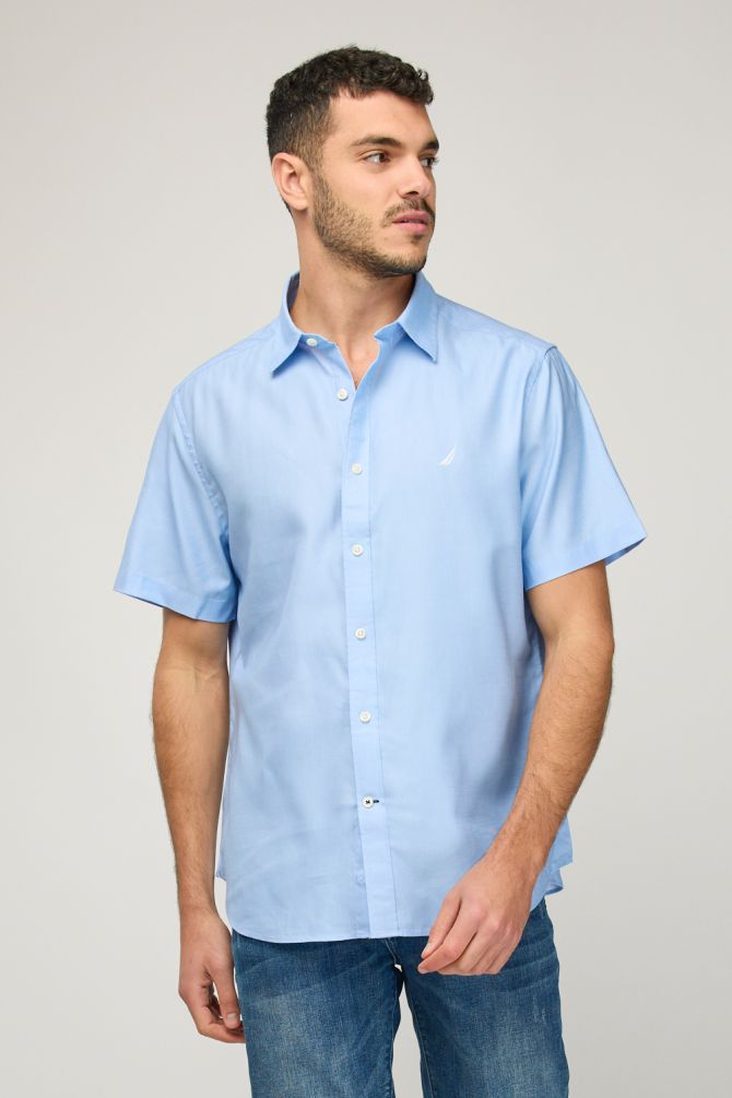 חולצה מכופתרת קצרה לגברים