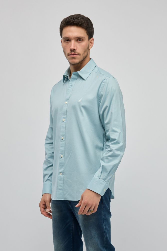 חולצה מכופתרת עם שרוולים ארוכים Nautica לגברים