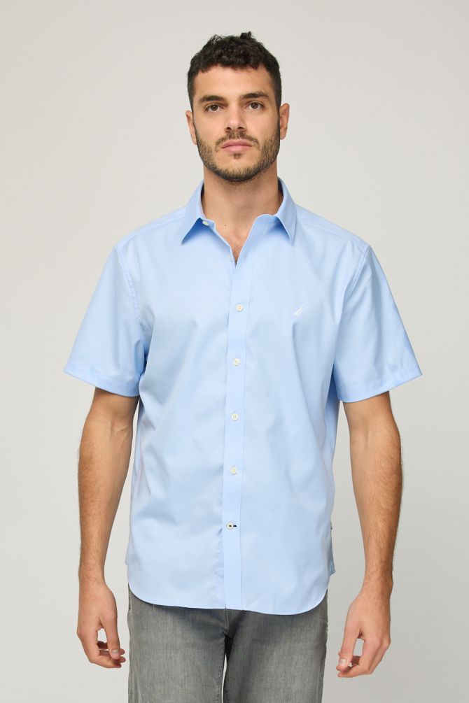 חולצת בד קצרה לגברים