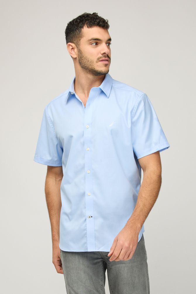 חולצת בד קצרה לגברים