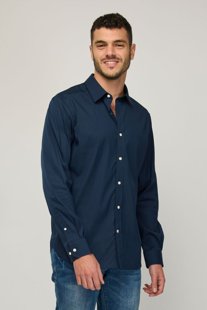 חולצת בד ארוכה לגברים