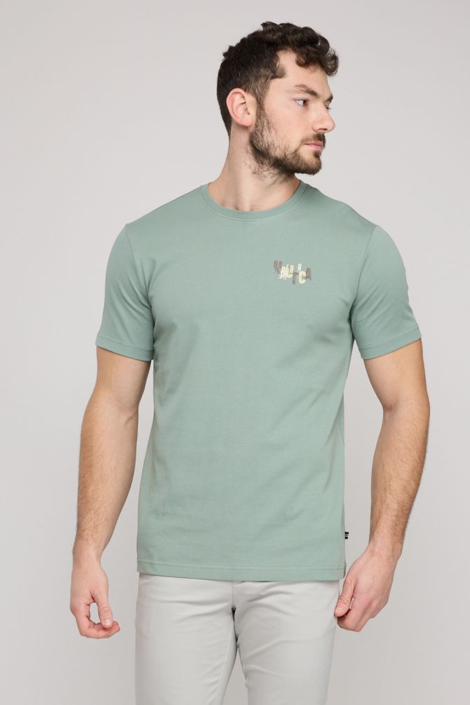 חולצת טי-שירט קצרה לגברים