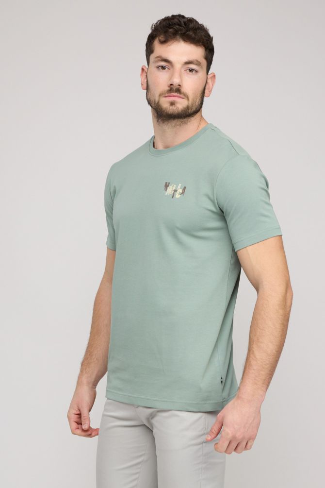 חולצת טי-שירט קצרה לגברים