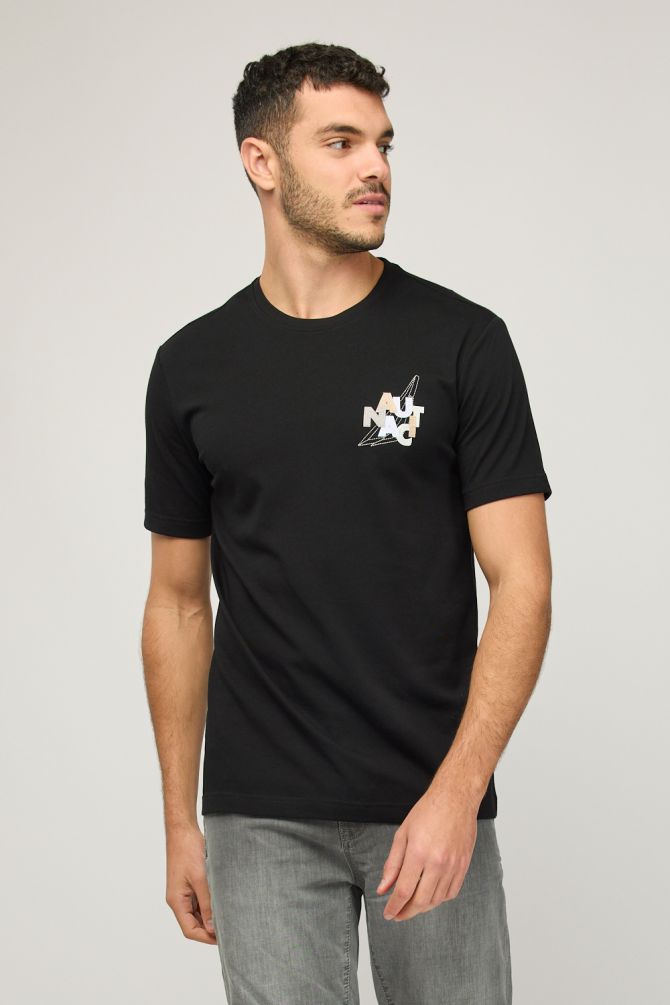 חולצת טי-שירט קצרה לגברים