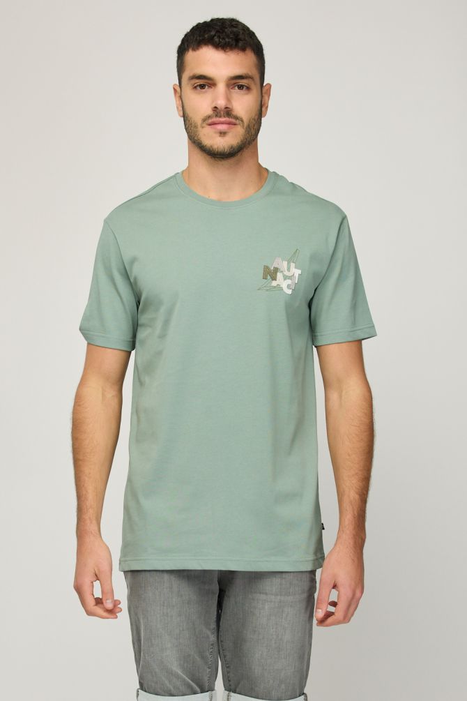 חולצת טי-שירט קצרה לגברים