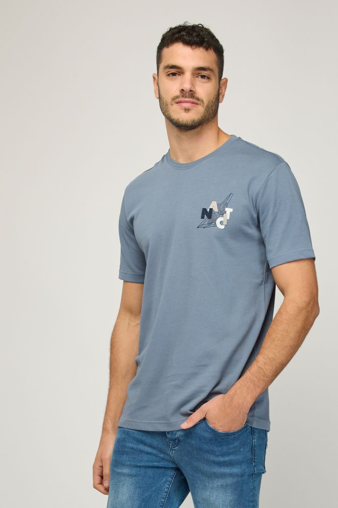 חולצת טי-שירט קצרה לגברים