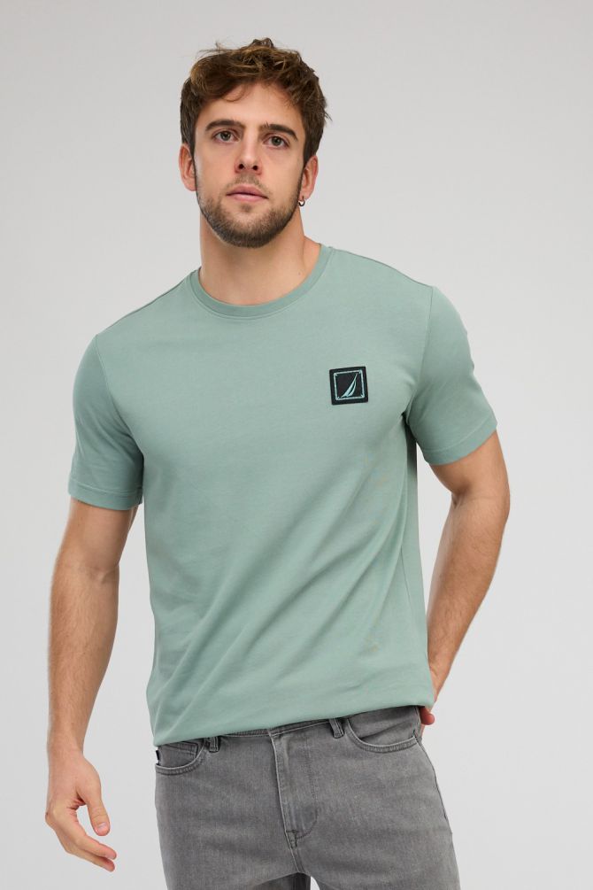 חולצת טי-שירט קצרה לגברים