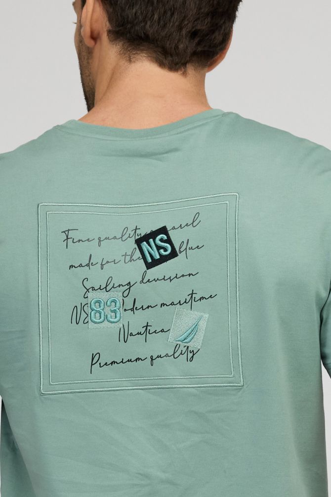 חולצת טי-שירט קצרה לגברים