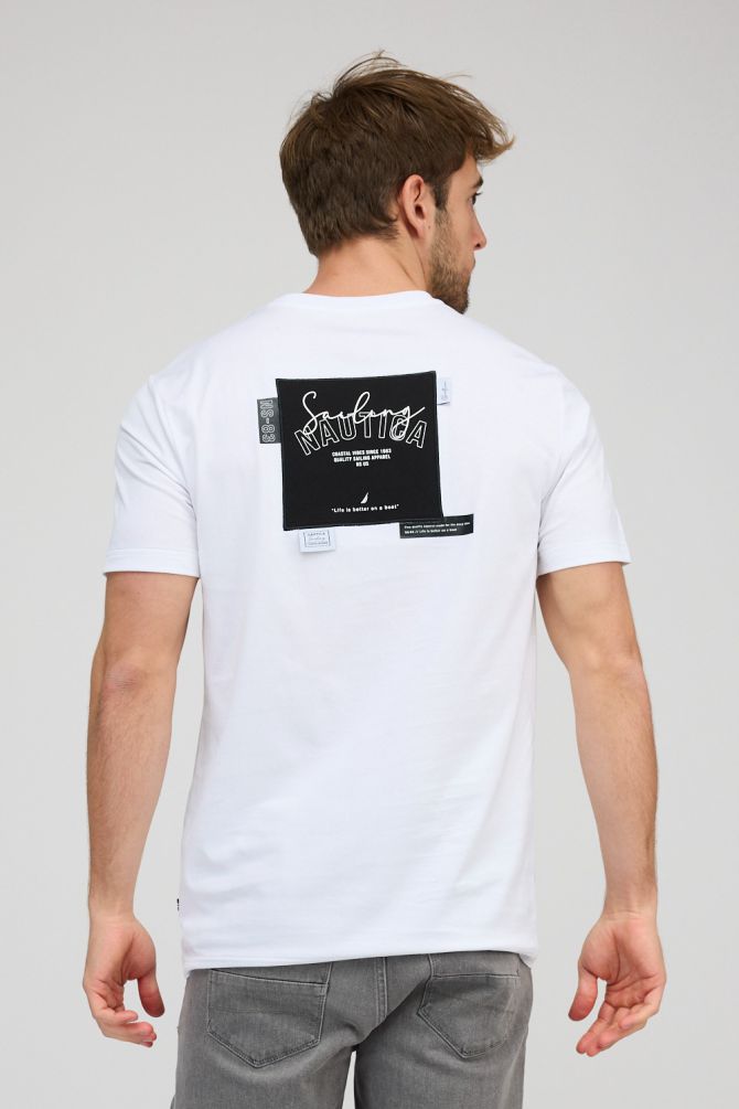 חולצת טי-שירט קצרה לגברים