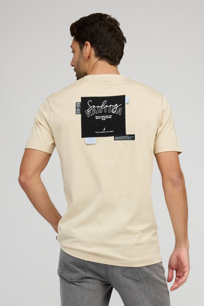 חולצת טי-שירט קצרה לגברים