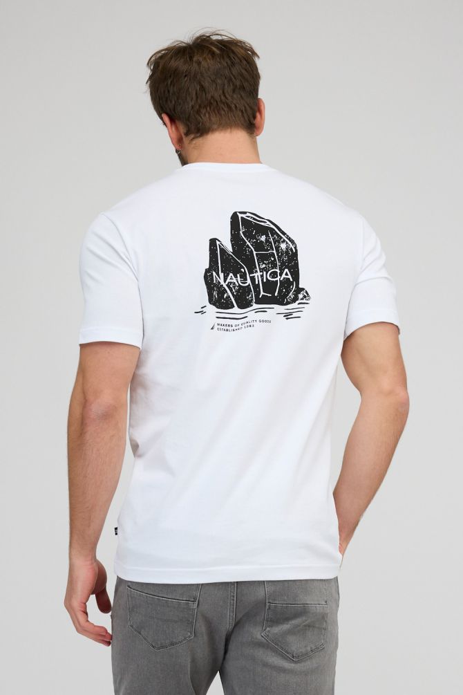 חולצת טי-שירט קצרה לגברים