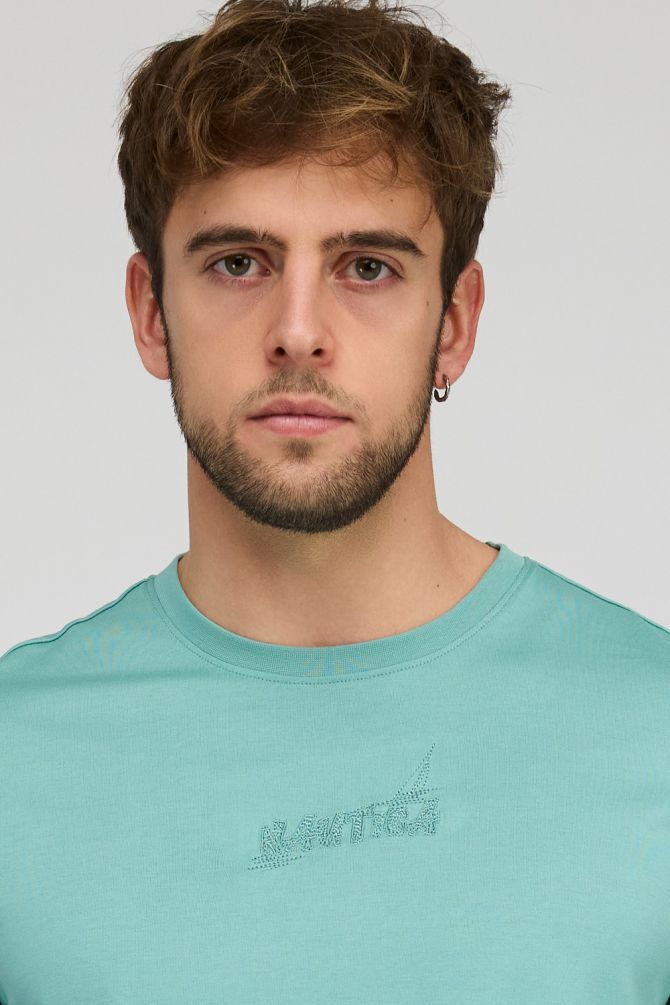 חולצת טי-שירט קצרה לגברים