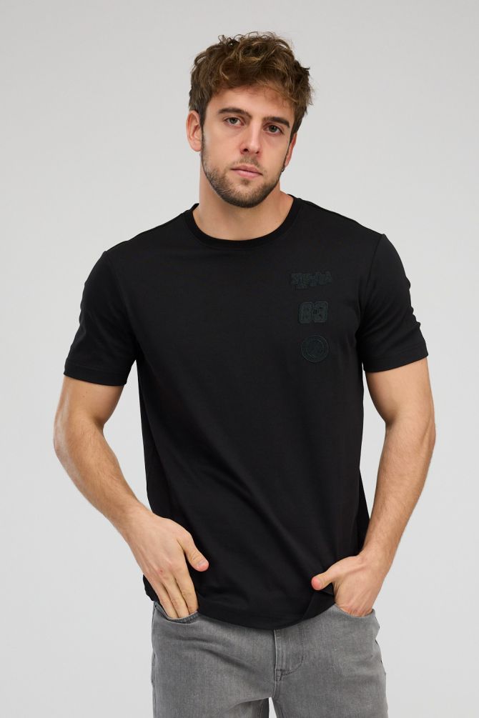 חולצת טי-שירט קצרה לגברים