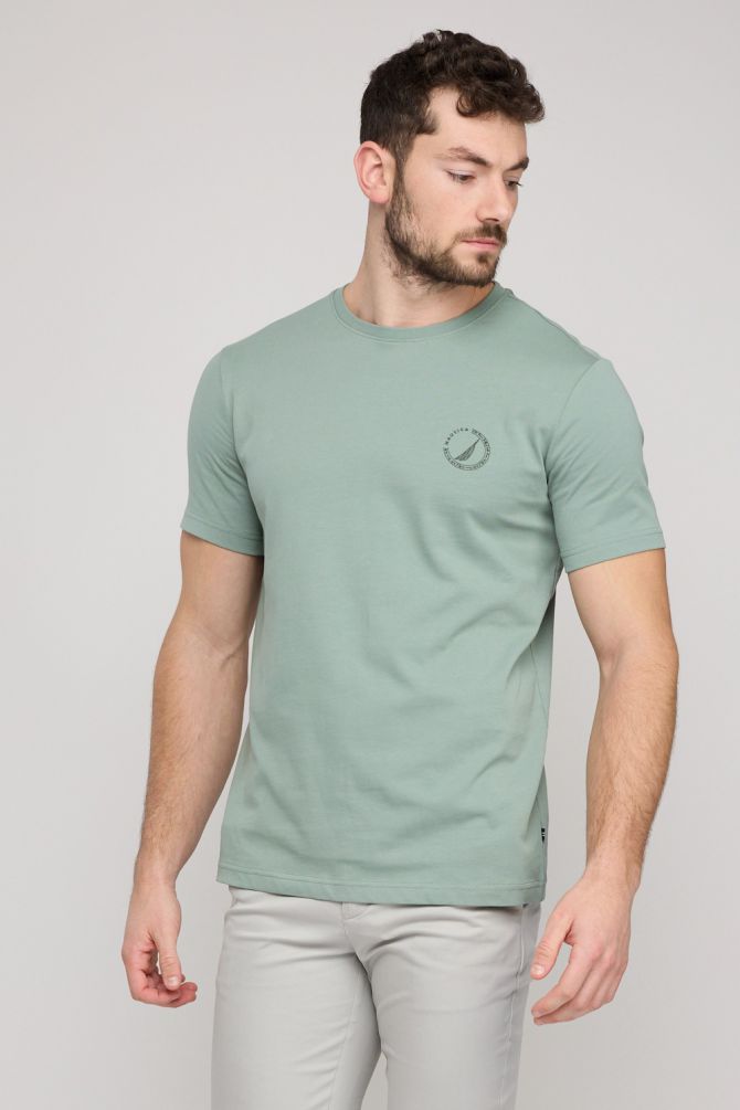 חולצת טי-שירט קצרה לגברים