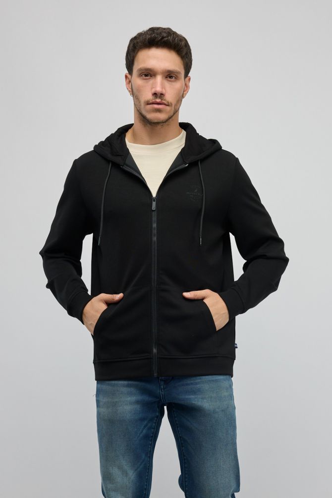 סווטשירט עם רוכסן מלא Nautica לגברים