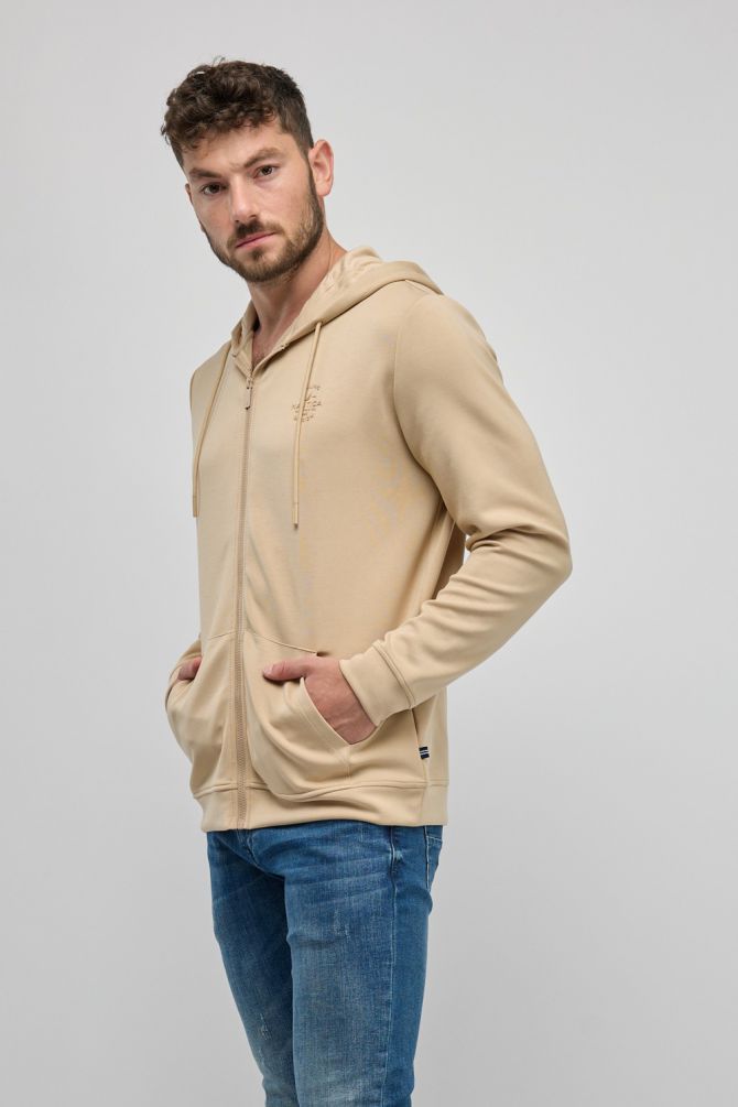 סווטשירט עם רוכסן מלא Nautica לגברים