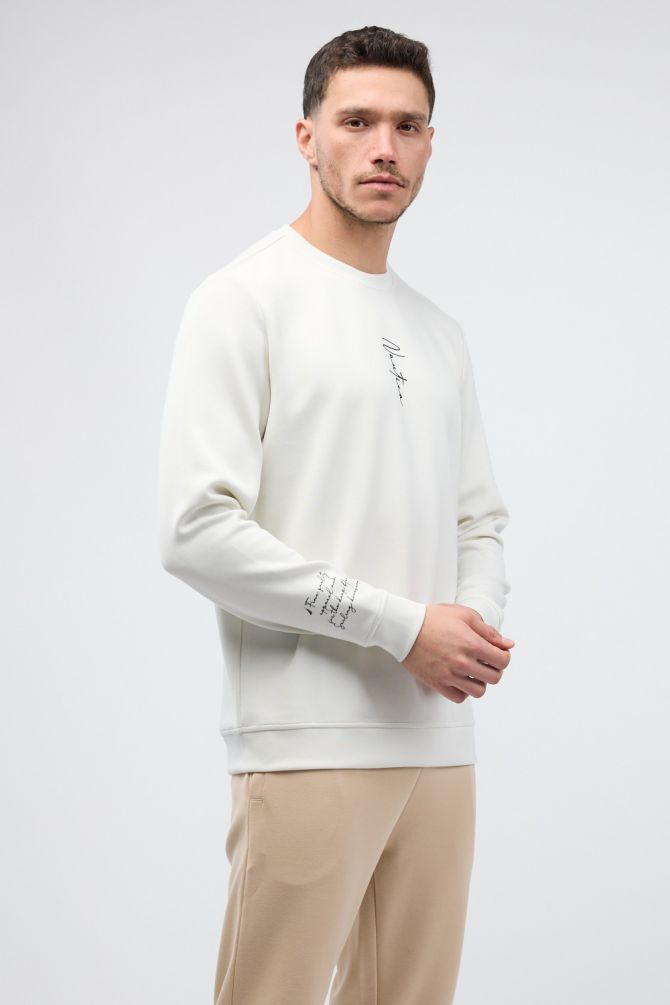 סווטשירט Nautica עם כיתוב לגברים