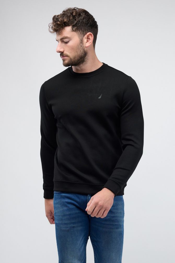 סווטשירט Nautica עם רקמה לגברים