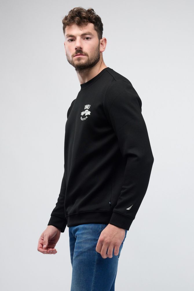 סווטשירט Nautica עם הדפס לגברים