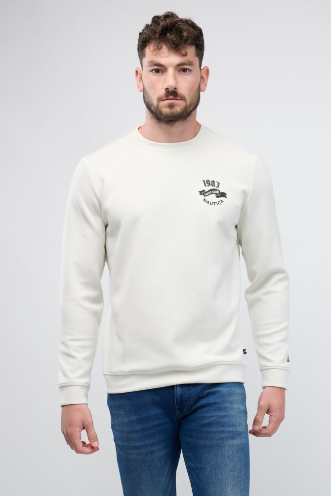 סווטשירט Nautica עם הדפס לגברים