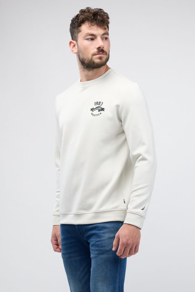 סווטשירט Nautica עם הדפס לגברים