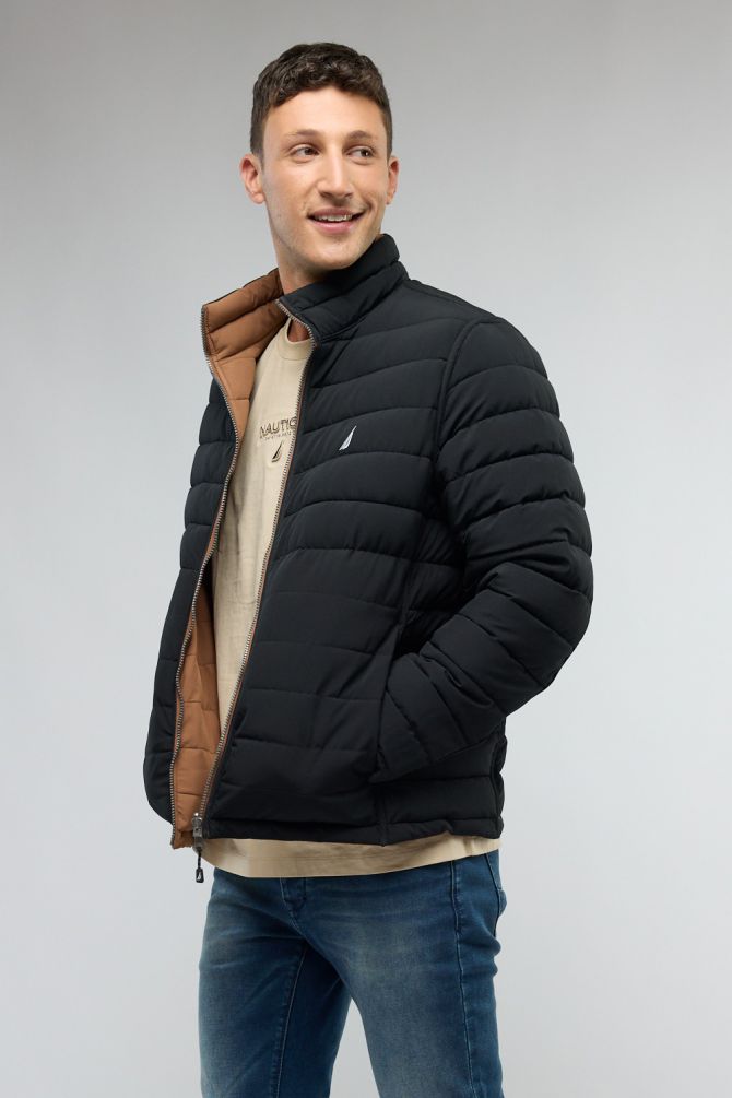 ג’קט פופר דו צדדי Nautica לגברים