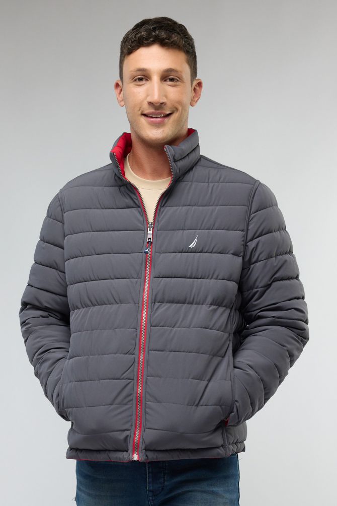 ג’קט פופר דו צדדי Nautica לגברים