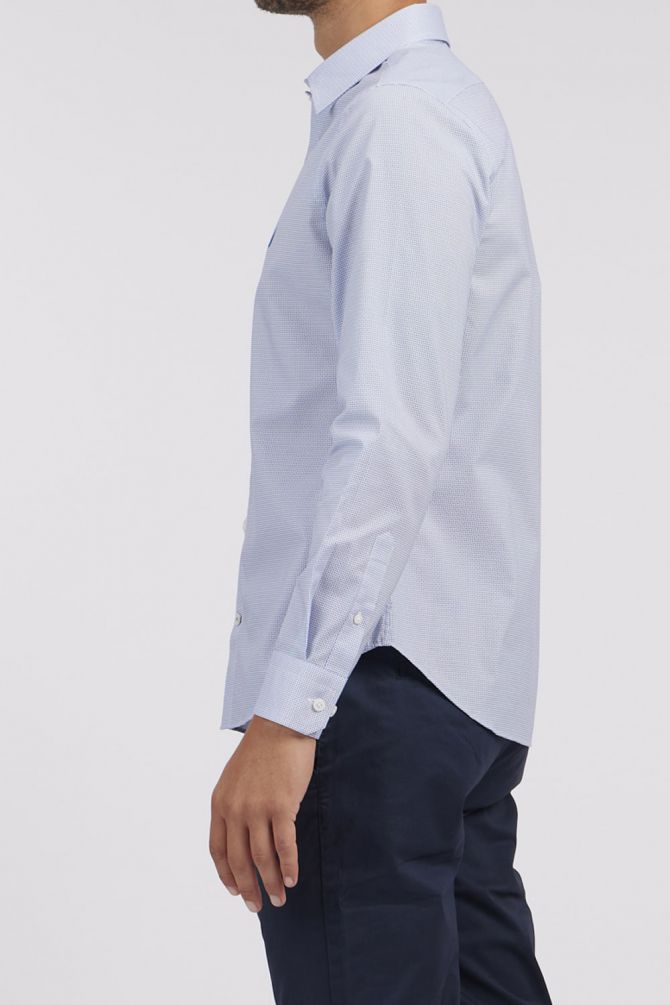 חולצה מכופתרת TAILORED FIT בדוגמת עיגולים