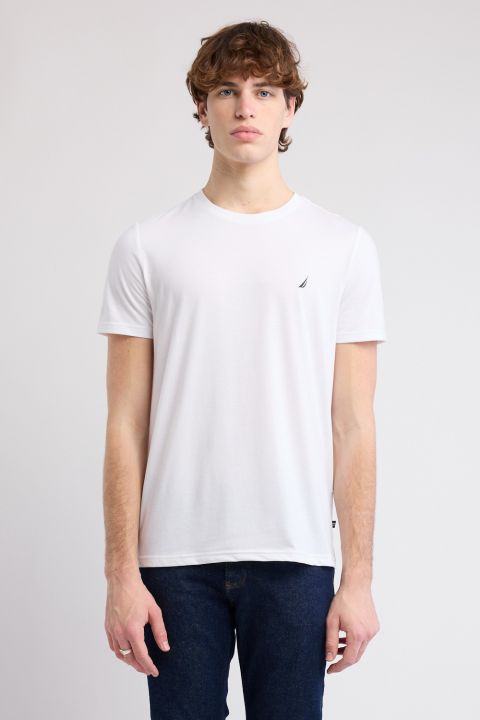 טי שירט קצרה עם לוגו Nautica לגברים