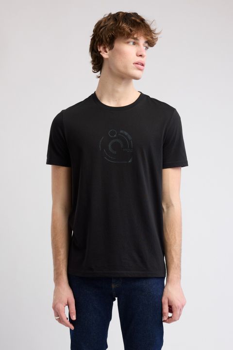 טי שירט קצרה עם הדפס Nautica לגברים