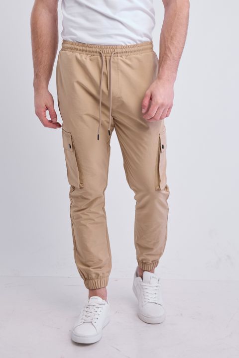 מכנסי NAUTICA ארוכים בגזרת CARGO לגברים