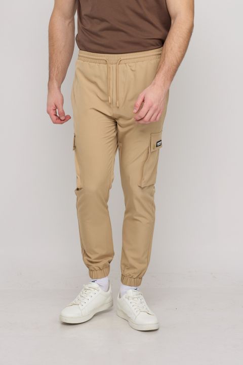 מכנסי NAUTICA ארוכים בגזרת CARGO לגברים