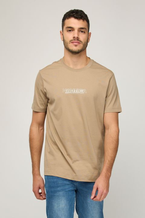 חולצת טי-שירט קצרה לגברים