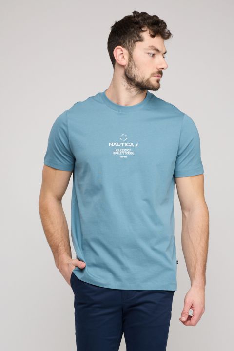 חולצת טי-שירט קצרה לגברים