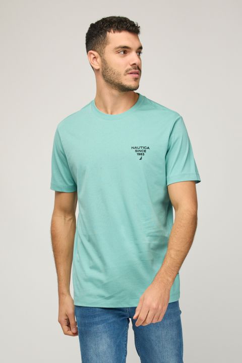 חולצת טי-שירט קצרה לגברים