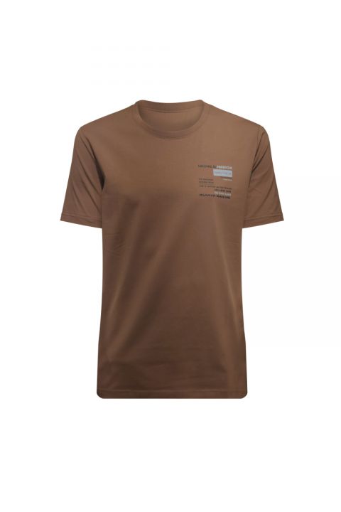 טי שירט עם שרוולים קצרים והדפס Nautica לגברים