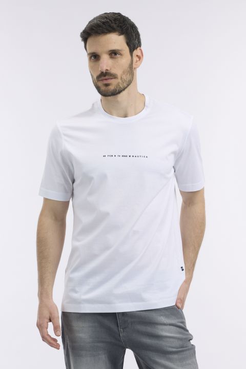 טי שירט נאוטיקה מינימליסטי לגבר